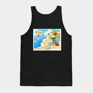 HWS Holiday Collection!  Happy Summer! Tank Top